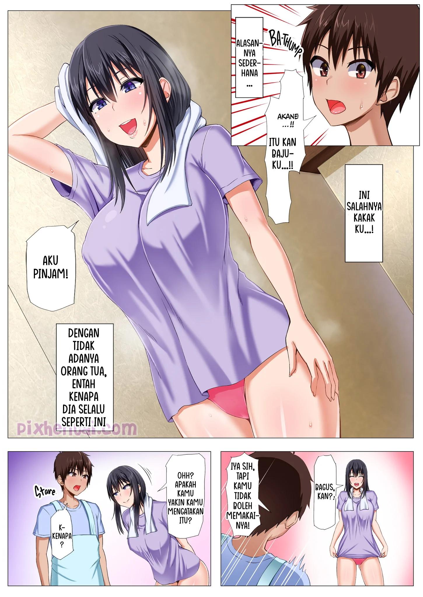 Komik hentai xxx manga sex bokep I Cant Help It My Sis Is Too Sexy 9